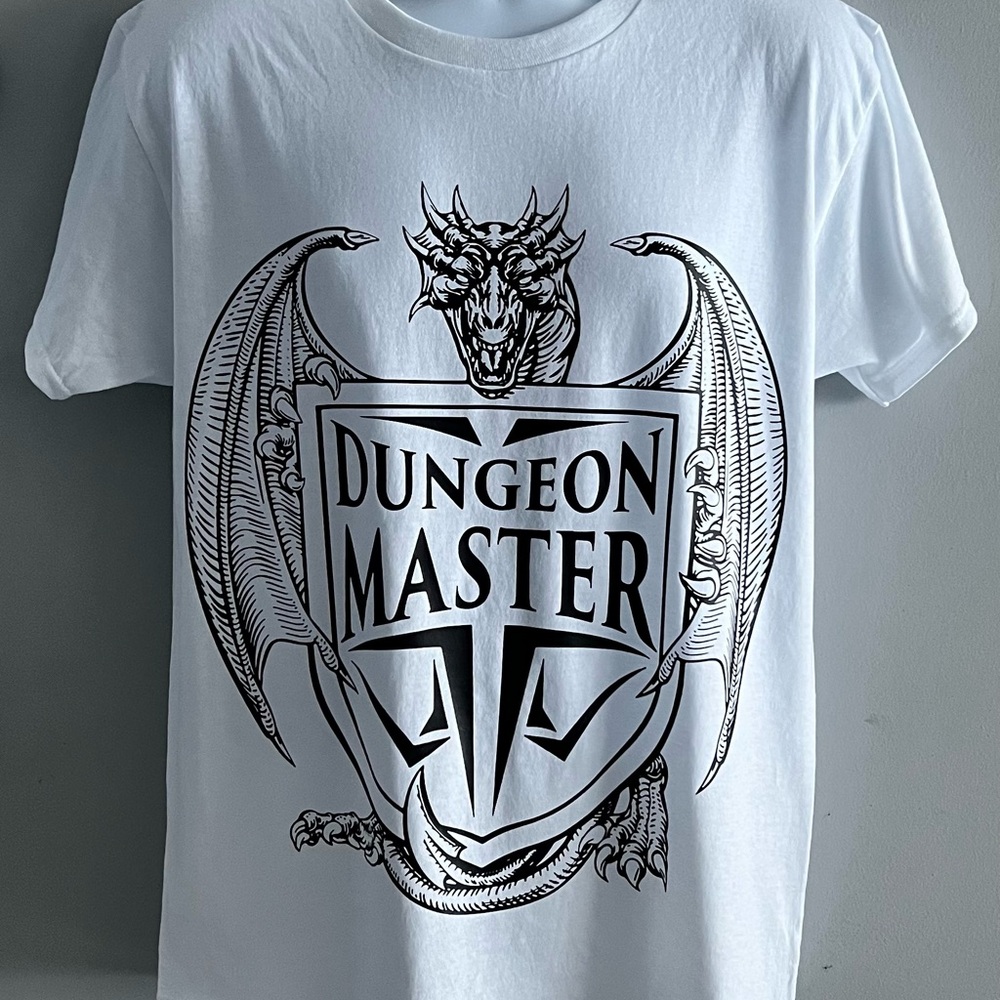Dungeon Master Graphic T-Shirt – Fantasy Dragon Design